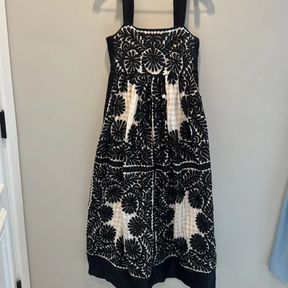 ULLA JOHNSON Ardelle Floral Empire Waist Midi Dress RN#105177 - Picture 8 of 10